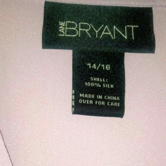 Lane Bryant 100% Silk Blouse - Picture 3 of 3
